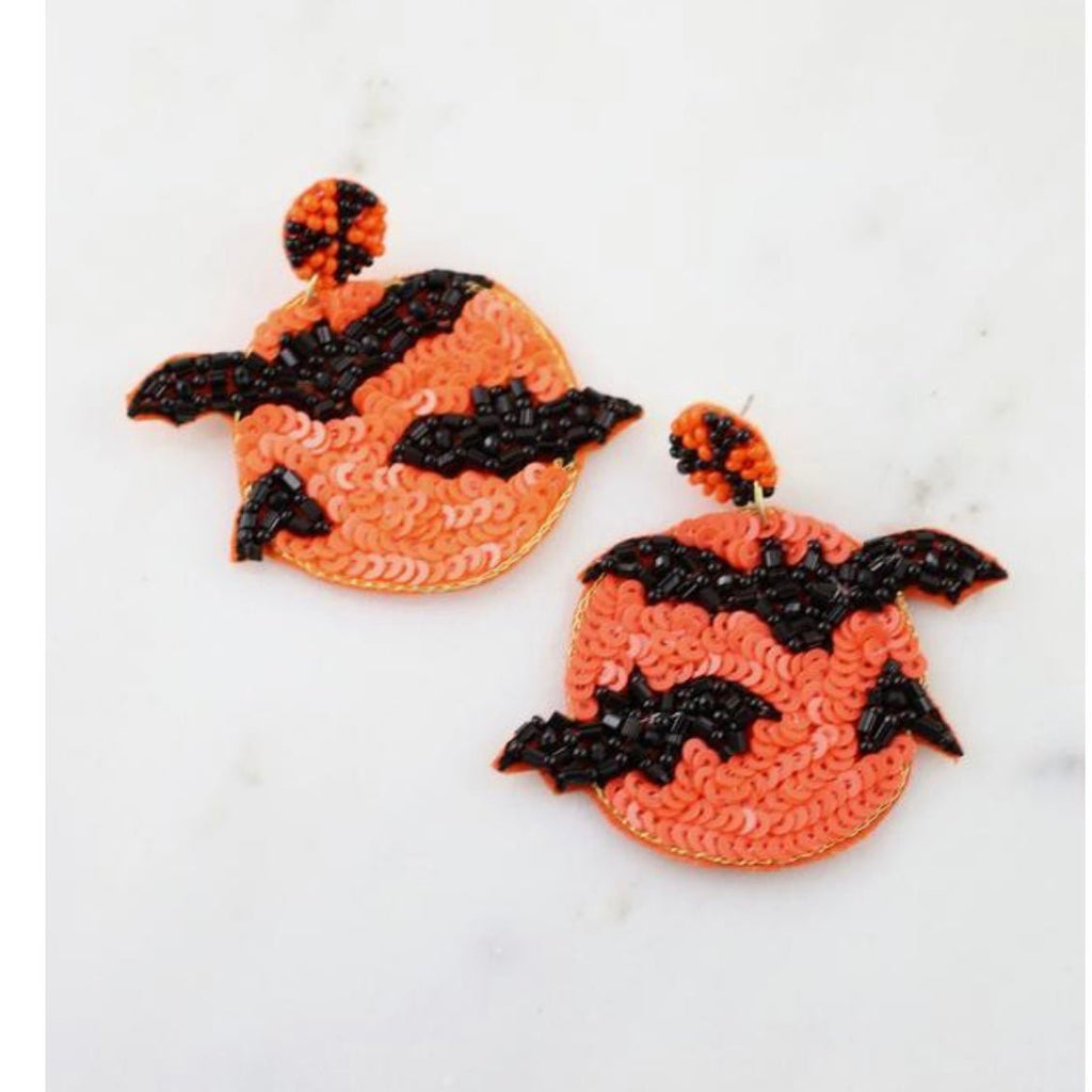 Bats Halloween Earrings - Designs by KB
