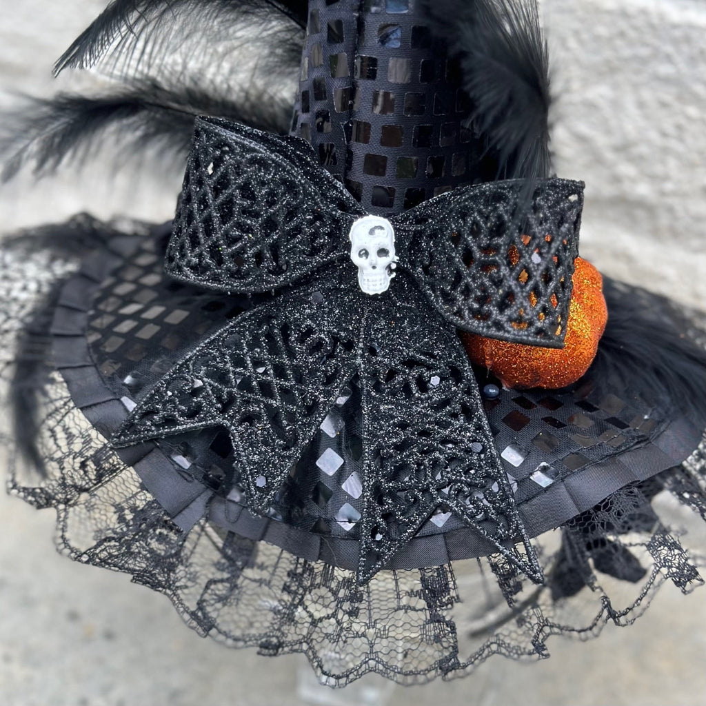Black Witchy Headpiece - Designs by KB
